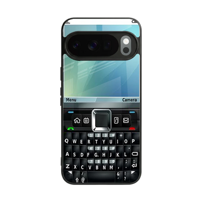 Qwerty Keypad back phone cover | glass case for google pixel 10 pro