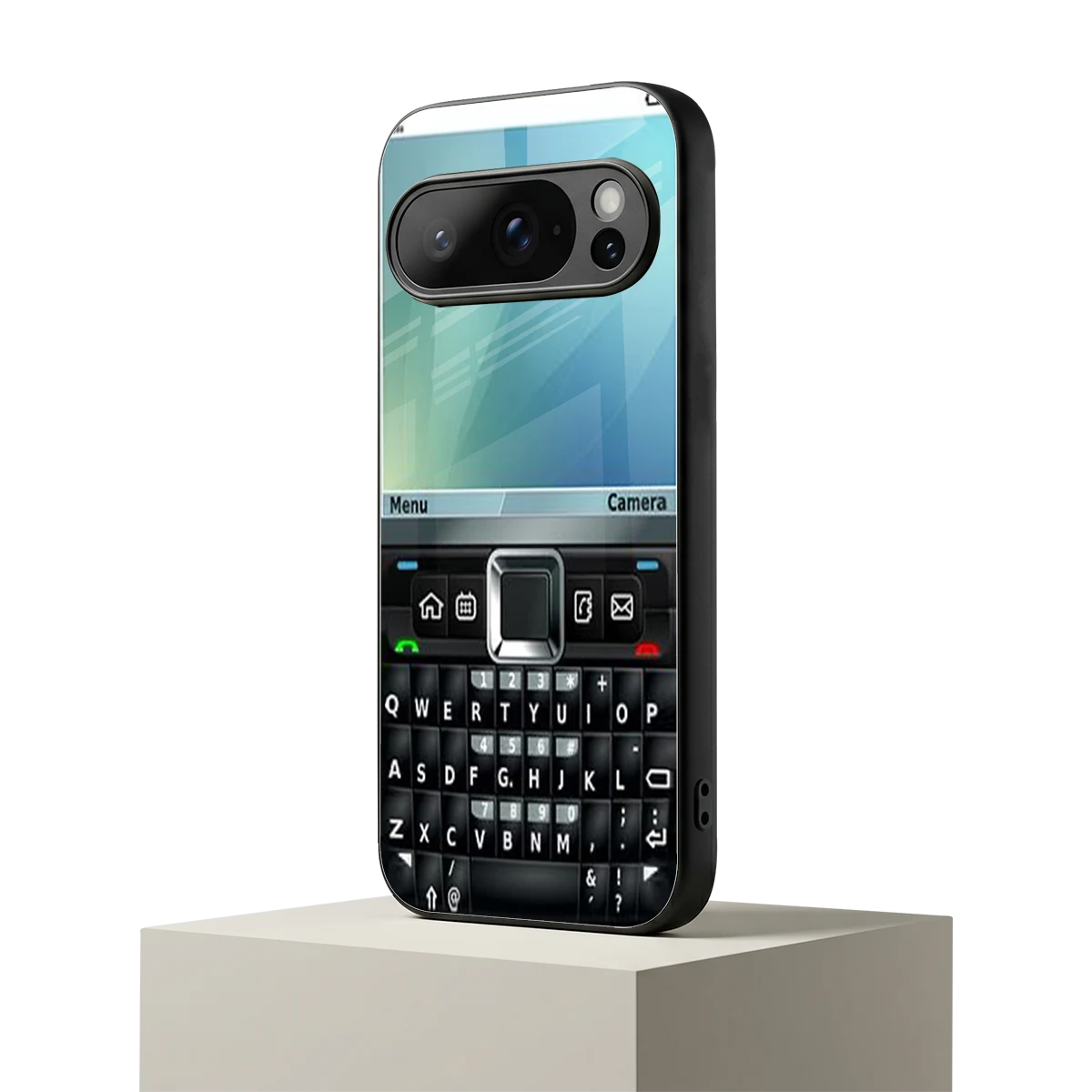 Qwerty Keypad google pixel 10 pro mobile cover | shockproof glass phone case