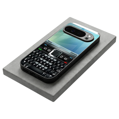 Qwerty Keypad stylish phone case for google pixel 10 pro | glossy glass and slim fit
