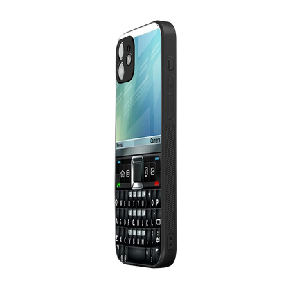 Qwerty Keypad iphone 11 mobile cover | shockproof glass phone case