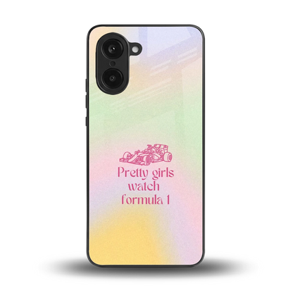 Race Chic back phone cover | glass case for oneplus nord ce5 5g