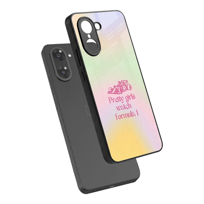 Race Chic sleek oneplus nord ce5 5g cover with tempered glass back and TPU edges
