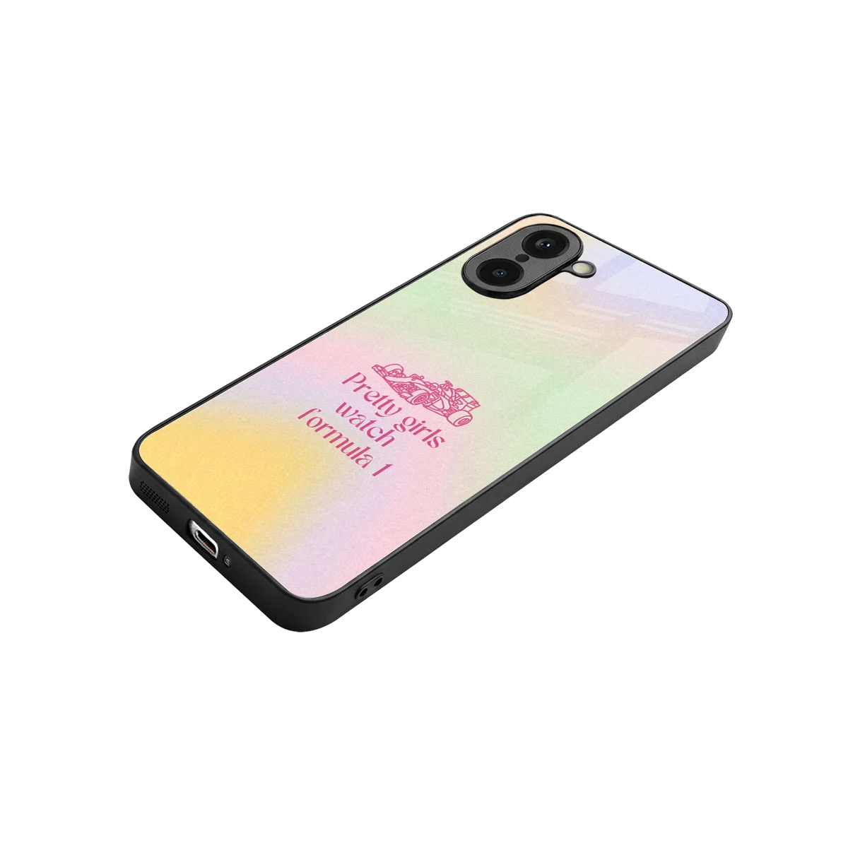 Race Chic stylish phone case for oneplus nord ce5 5g | glossy glass and slim fit