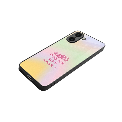 Race Chic stylish phone case for oneplus nord ce5 5g | glossy glass and slim fit