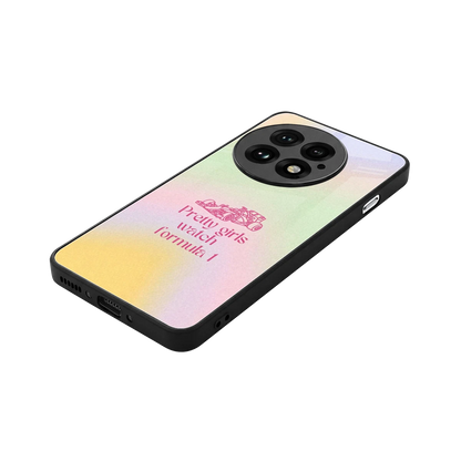 Race Chic stylish phone case for oneplus 13 | glossy glass and slim fit