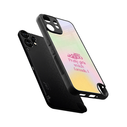 Race Chic sleek cmf nothing phone 2 pro cover with tempered glass back and TPU edges
