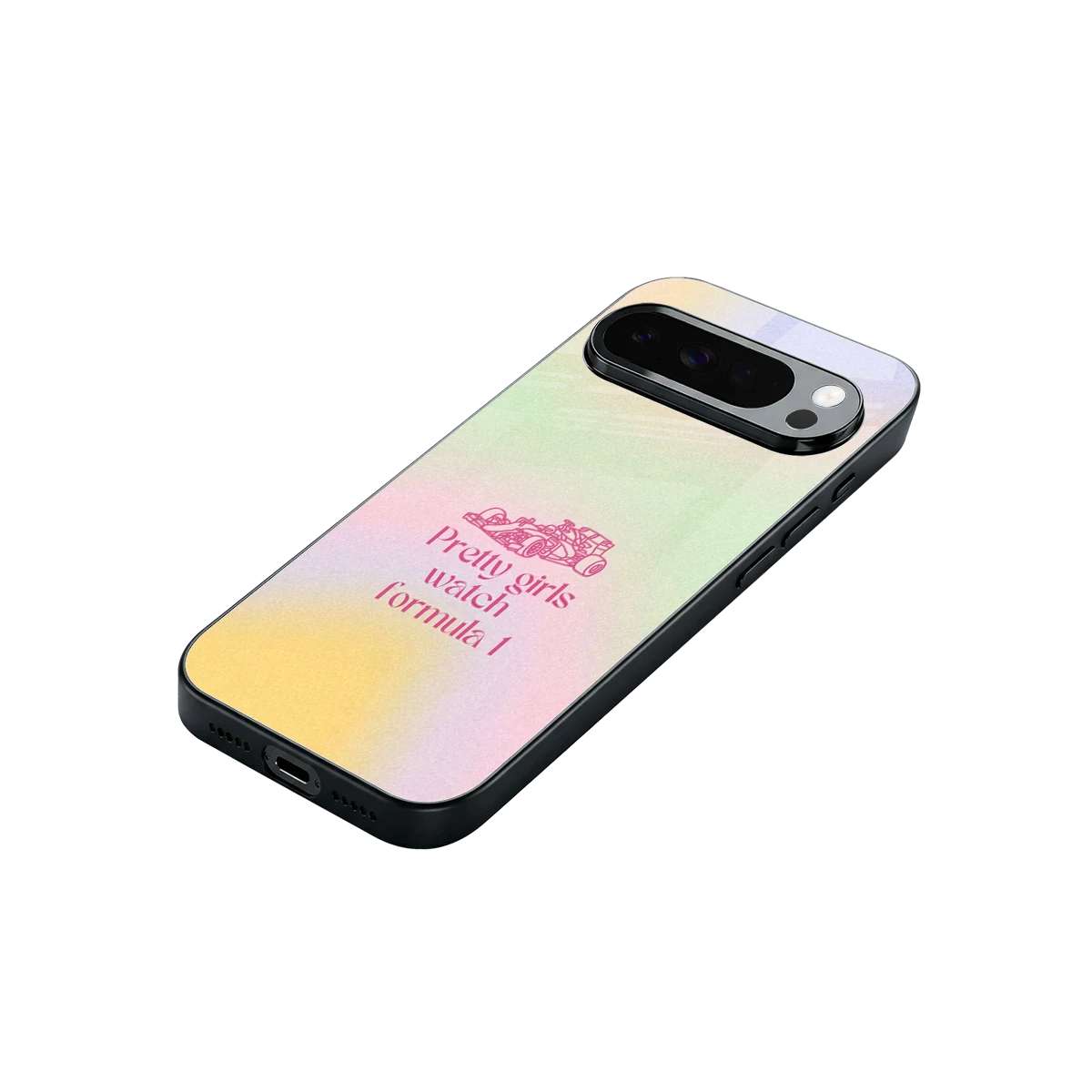 Race Chic stylish phone case for google pixel 10 pro xl | glossy glass and slim fit