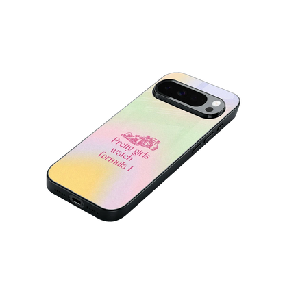 Race Chic stylish phone case for google pixel 10 pro xl | glossy glass and slim fit