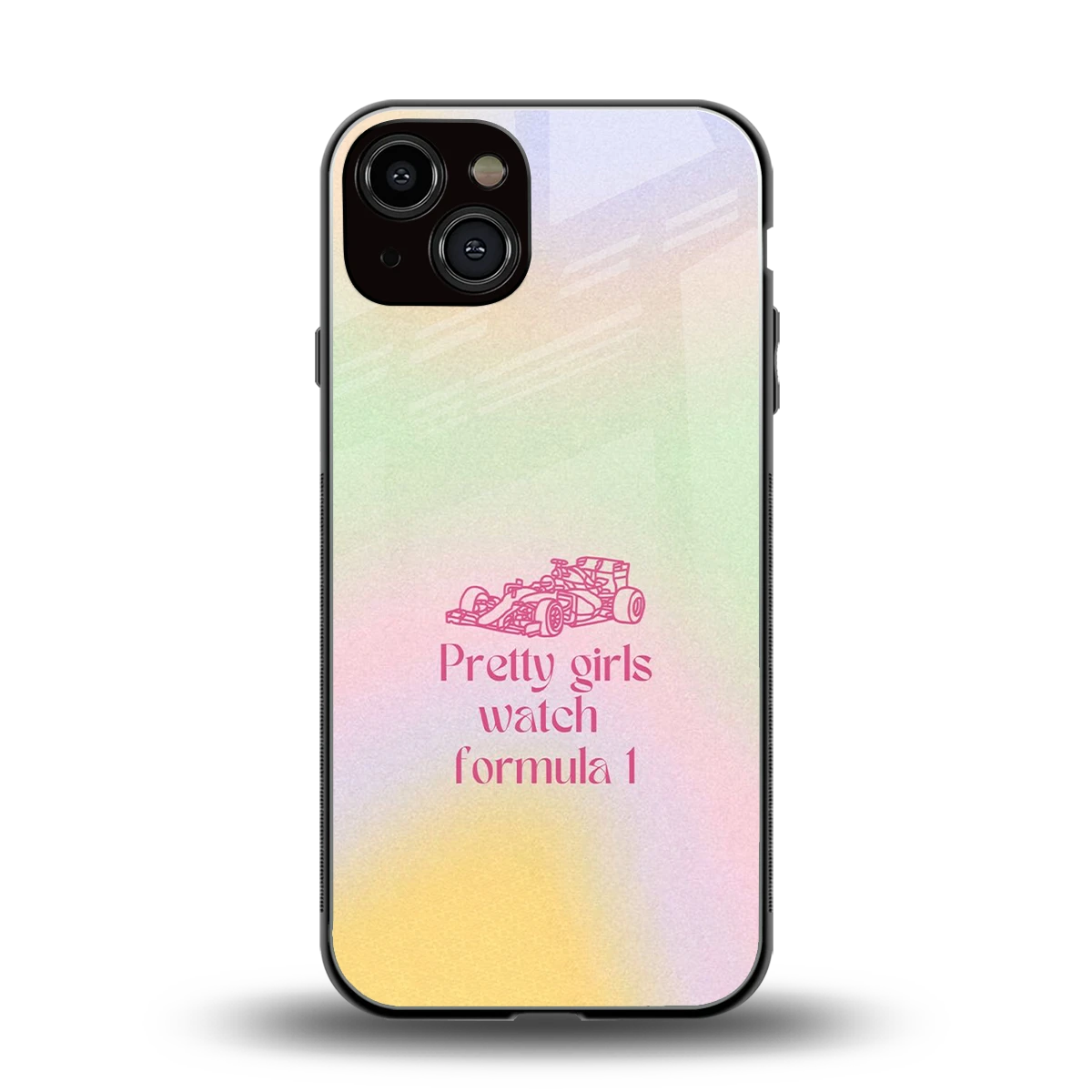 Race Chic back phone cover | glass case for iphone 13