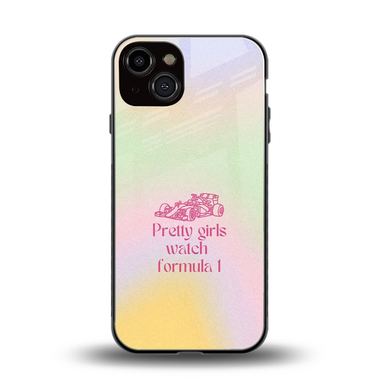 Race Chic back phone cover | glass case for iphone 13