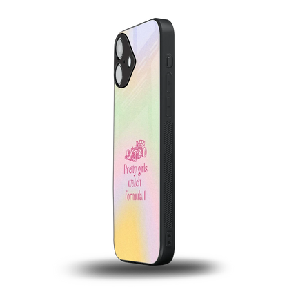 Race Chic iphone 16 plus mobile cover | shockproof glass phone case