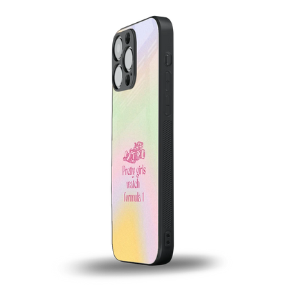 Race Chic iphone 16 pro max mobile cover | shockproof glass phone case