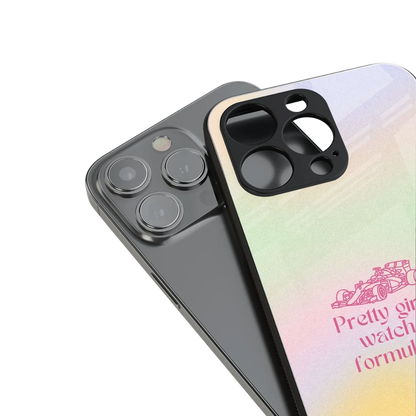 Race Chic stylish phone case for iphone xr | glossy glass and slim fit