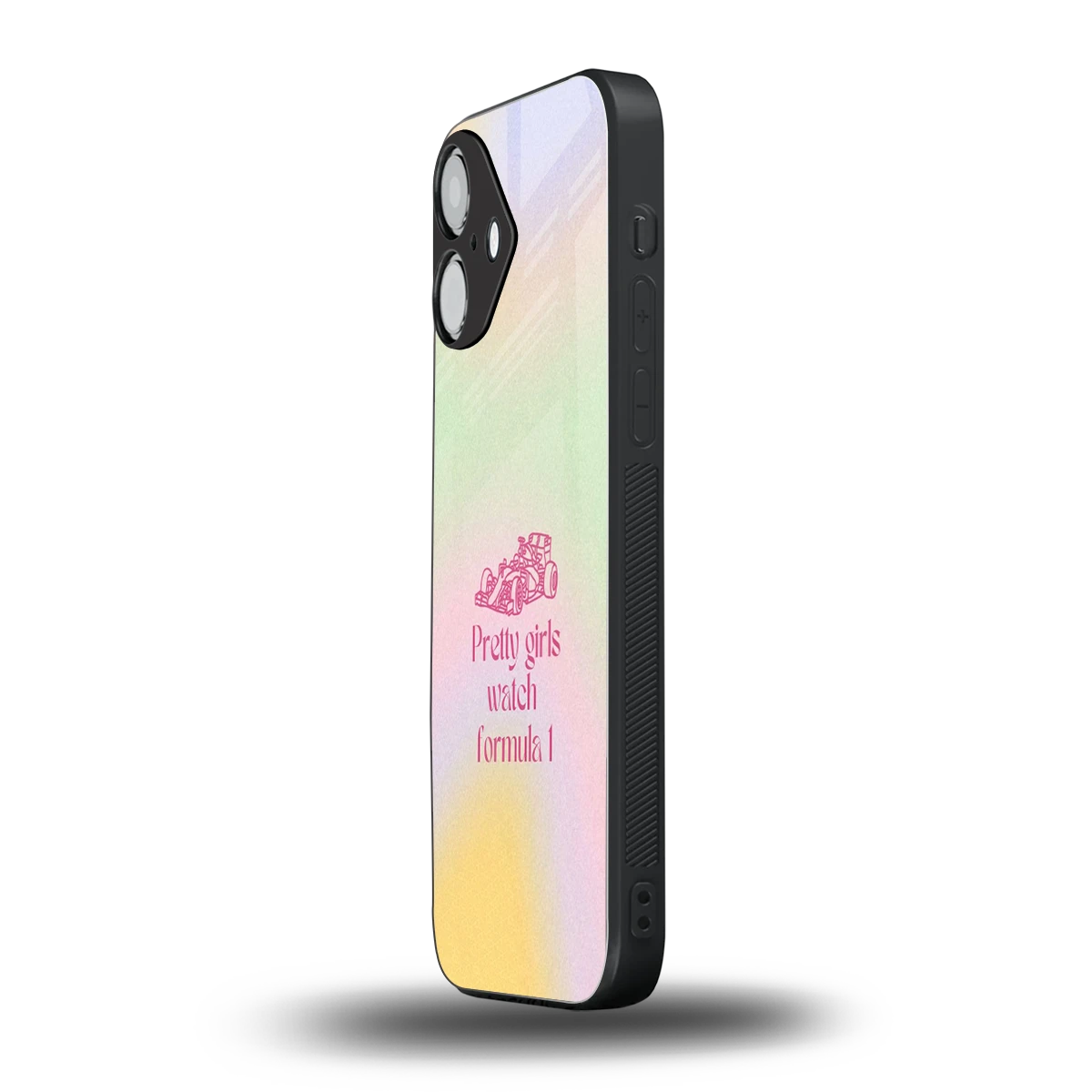 Race Chic iPhone 16 mobile cover | shockproof glass phone case