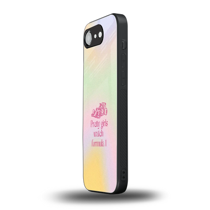 Race Chic iphone 16e mobile cover | shockproof glass phone case