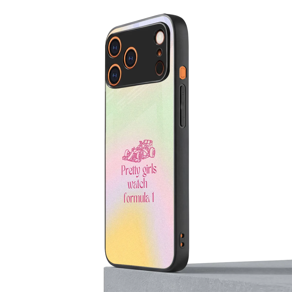 Race Chic iphone 17 pro max mobile cover | shockproof glass phone case