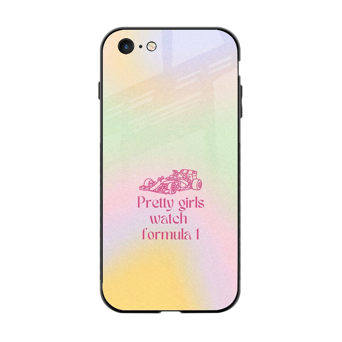 Race Chic back phone cover | glass case for iphone 6s plus