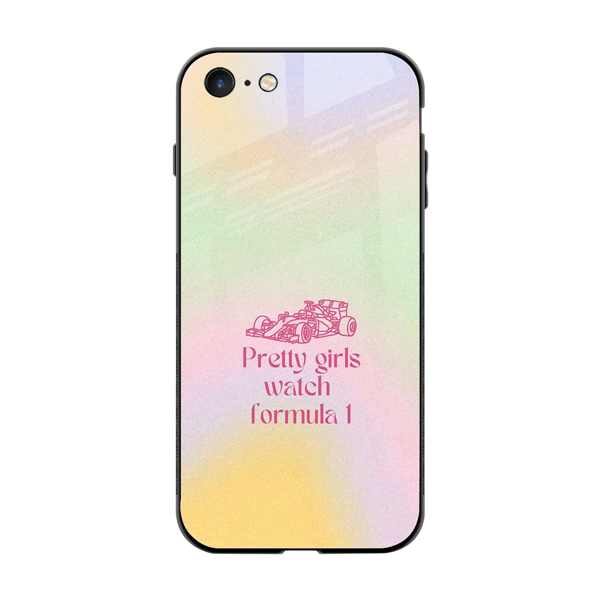 Race Chic back phone cover | glass case for iphone 7