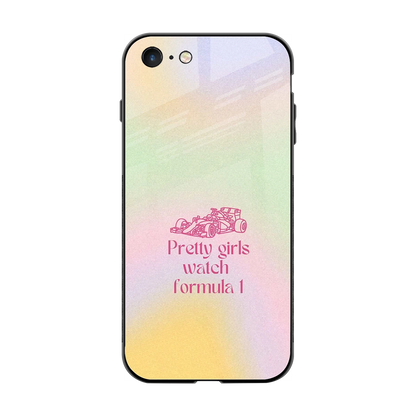 Race Chic back phone cover | glass case for iphone 7