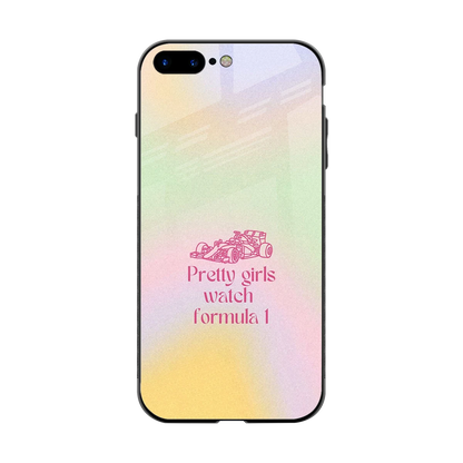 Race Chic back phone cover | glass case for iphone 7 plus