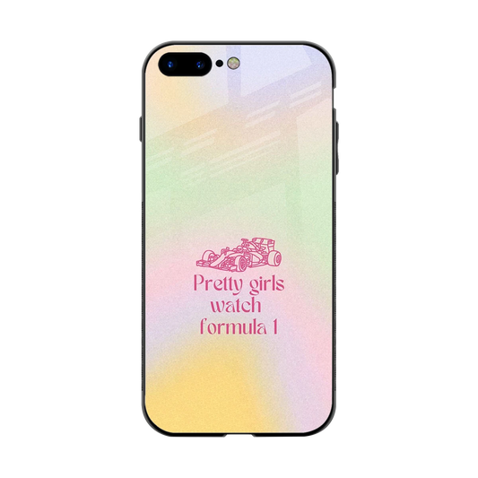 Race Chic back phone cover | glass case for iphone 7 plus