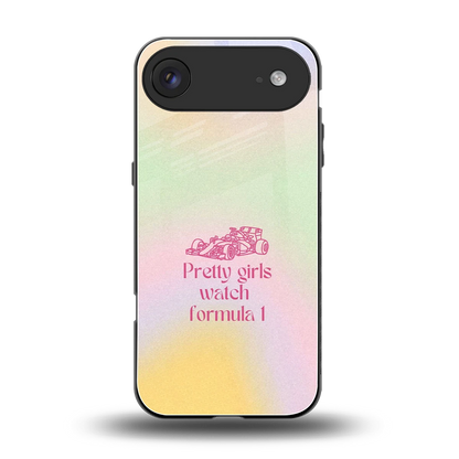 Race Chic back phone cover | glass case for iphone air