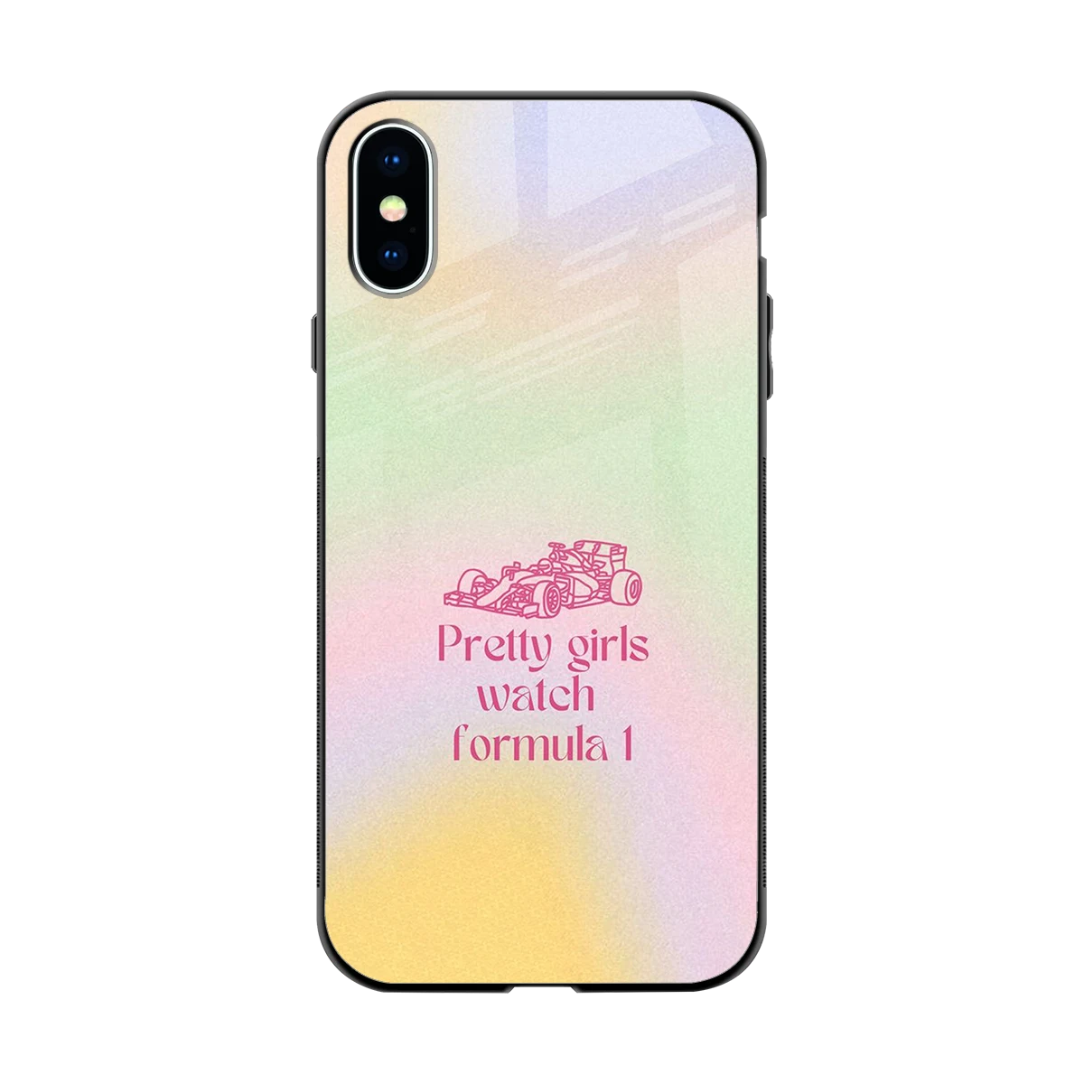 Race Chic back phone cover | glass case for iphone x