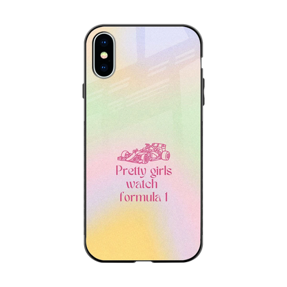 Race Chic back phone cover | glass case for iphone x