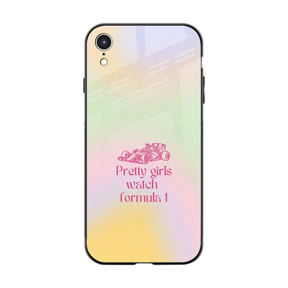 Race Chic back phone cover | glass case for iphone xr