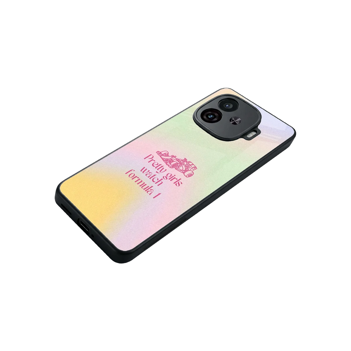 Race Chic stylish phone case for iqoo neo 10r 5g | glossy glass and slim fit