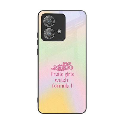 Race Chic back phone cover | glass case for motorola edge 40 neo 5g