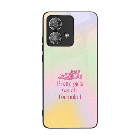 Race Chic back phone cover | glass case for motorola edge 40 neo 5g
