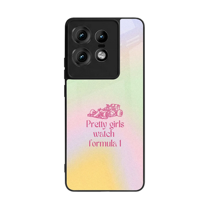 Race Chic back phone cover | glass case for motorola edge 50 pro