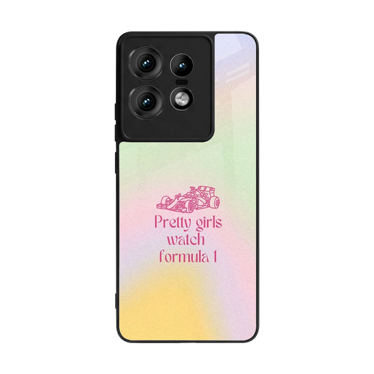 Race Chic back phone cover | glass case for motorola edge 50 pro