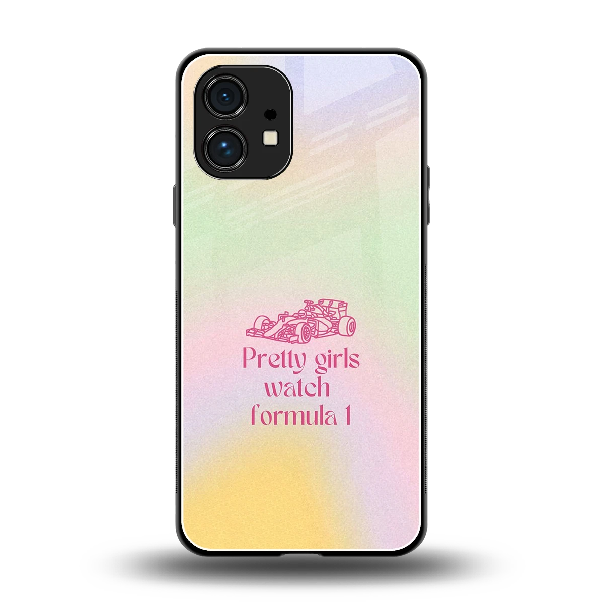 Race Chic back phone cover | glass case for nothing phone 1