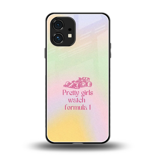 Race Chic back phone cover | glass case for nothing phone 1