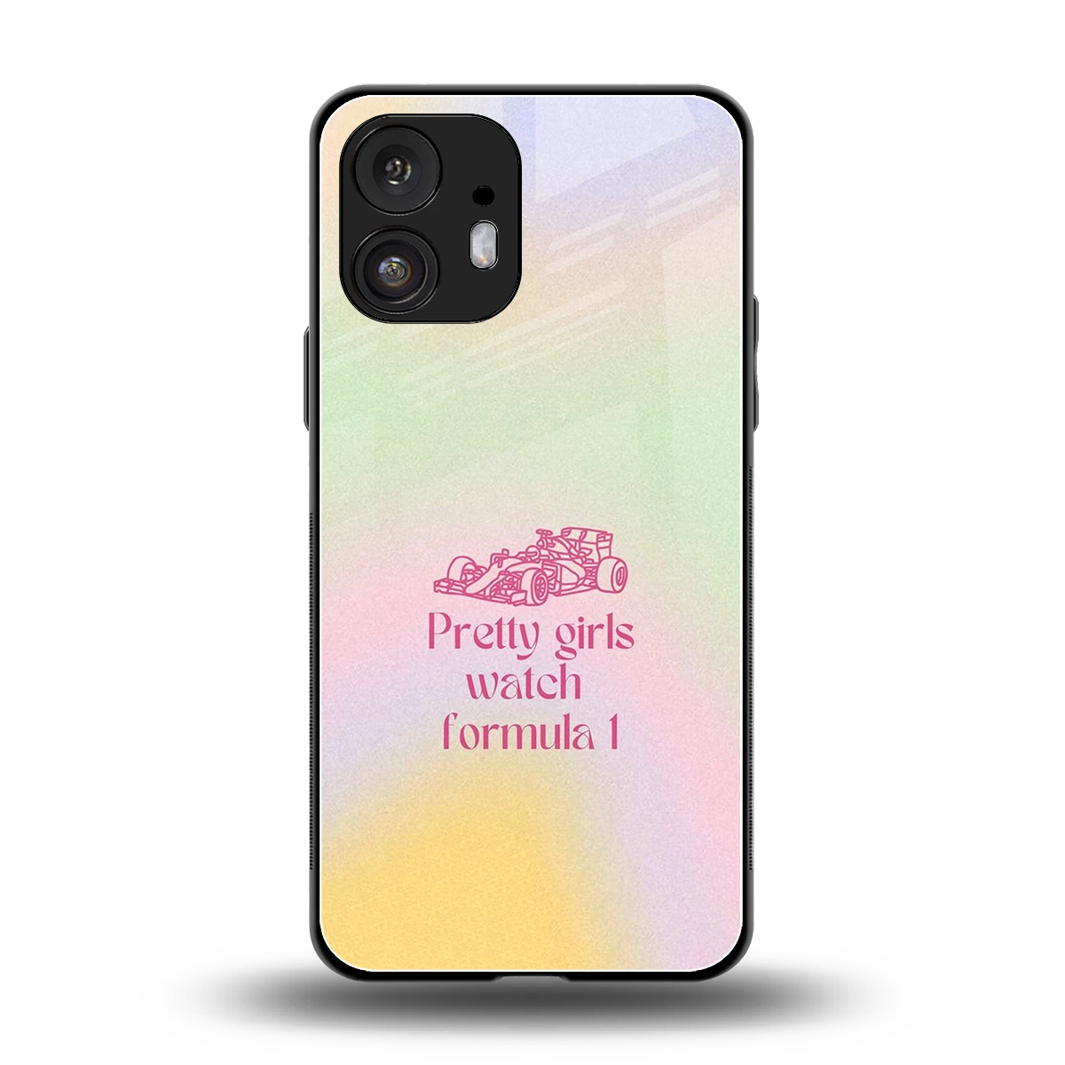 Race Chic back phone cover | glass case for nothing phone 2