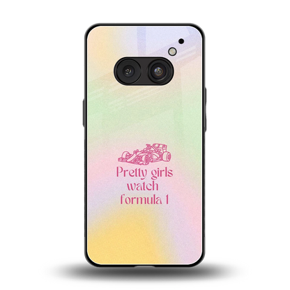 Race Chic back phone cover | glass case for nothing phone 2a