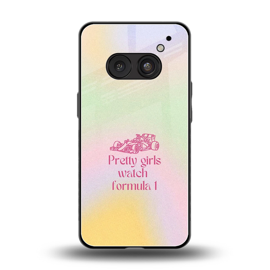 Race Chic back phone cover | glass case for nothing phone 2a