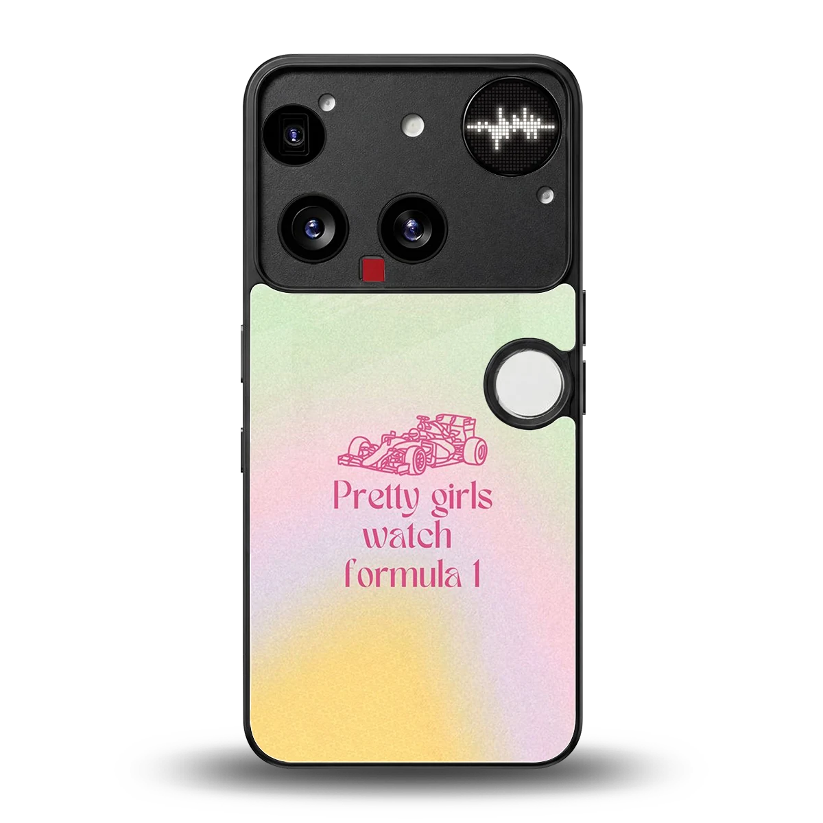 Race Chic back phone cover | glass case for nothing phone 3