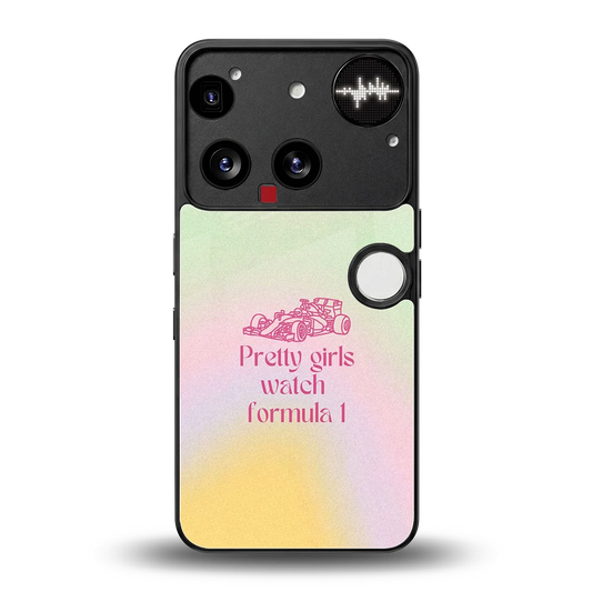 Race Chic back phone cover | glass case for nothing phone 3