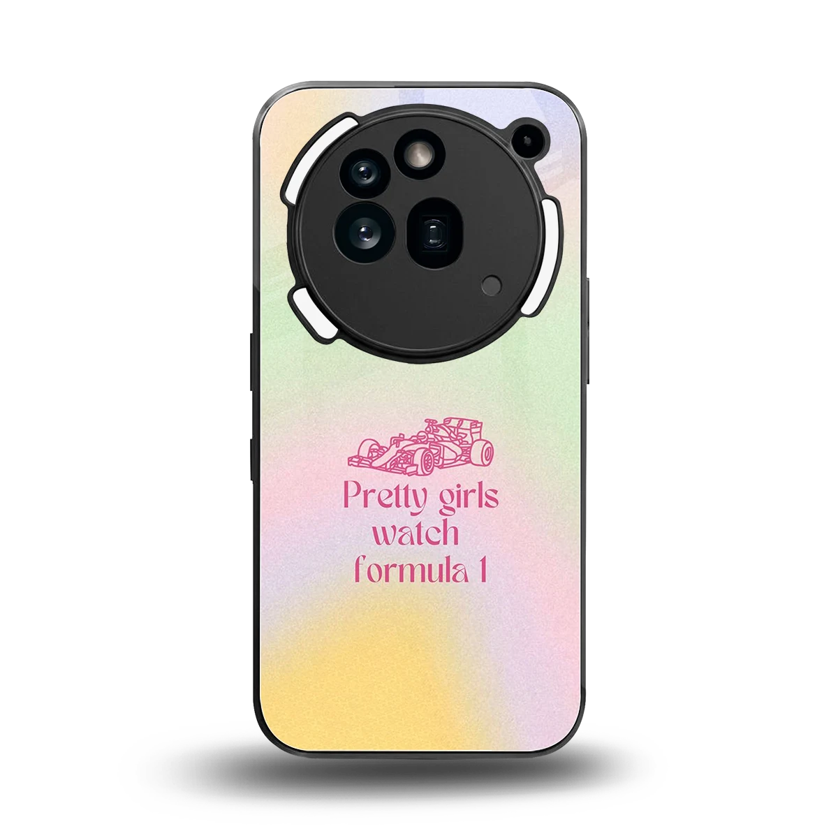 Race Chic back phone cover | glass case for nothing phone 3a pro