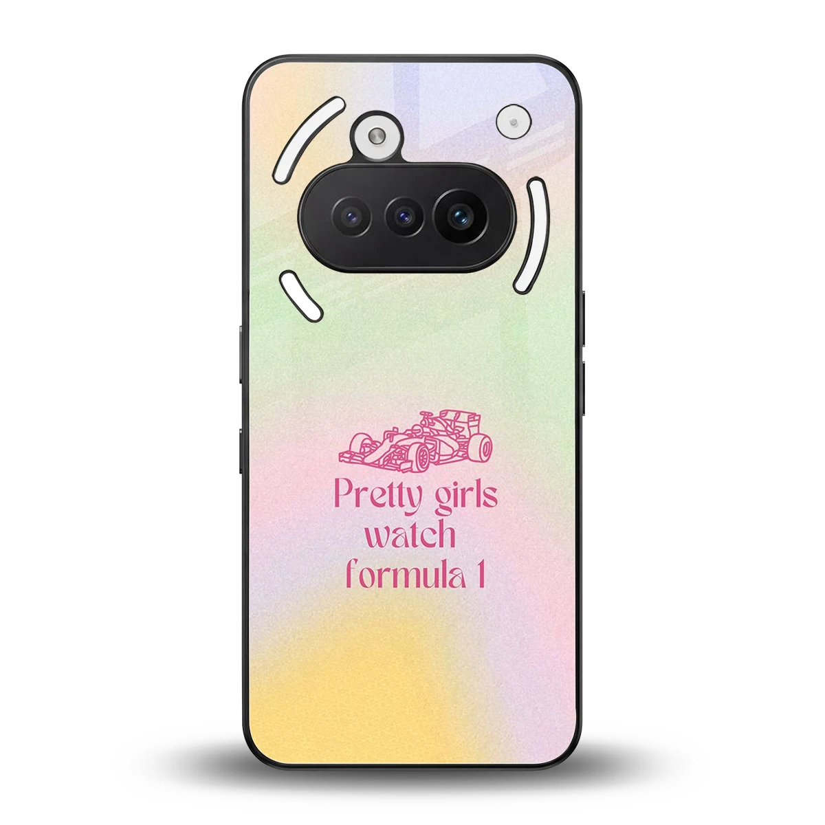Race Chic back phone cover | glass case for nothing phone 3a