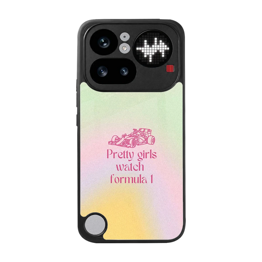Race Chic back phone cover | glass case for nothing phone 4a pro