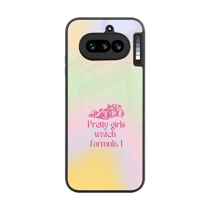 Race Chic back phone cover | glass case for nothing phone 4a