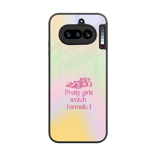 Race Chic back phone cover | glass case for nothing phone 4a