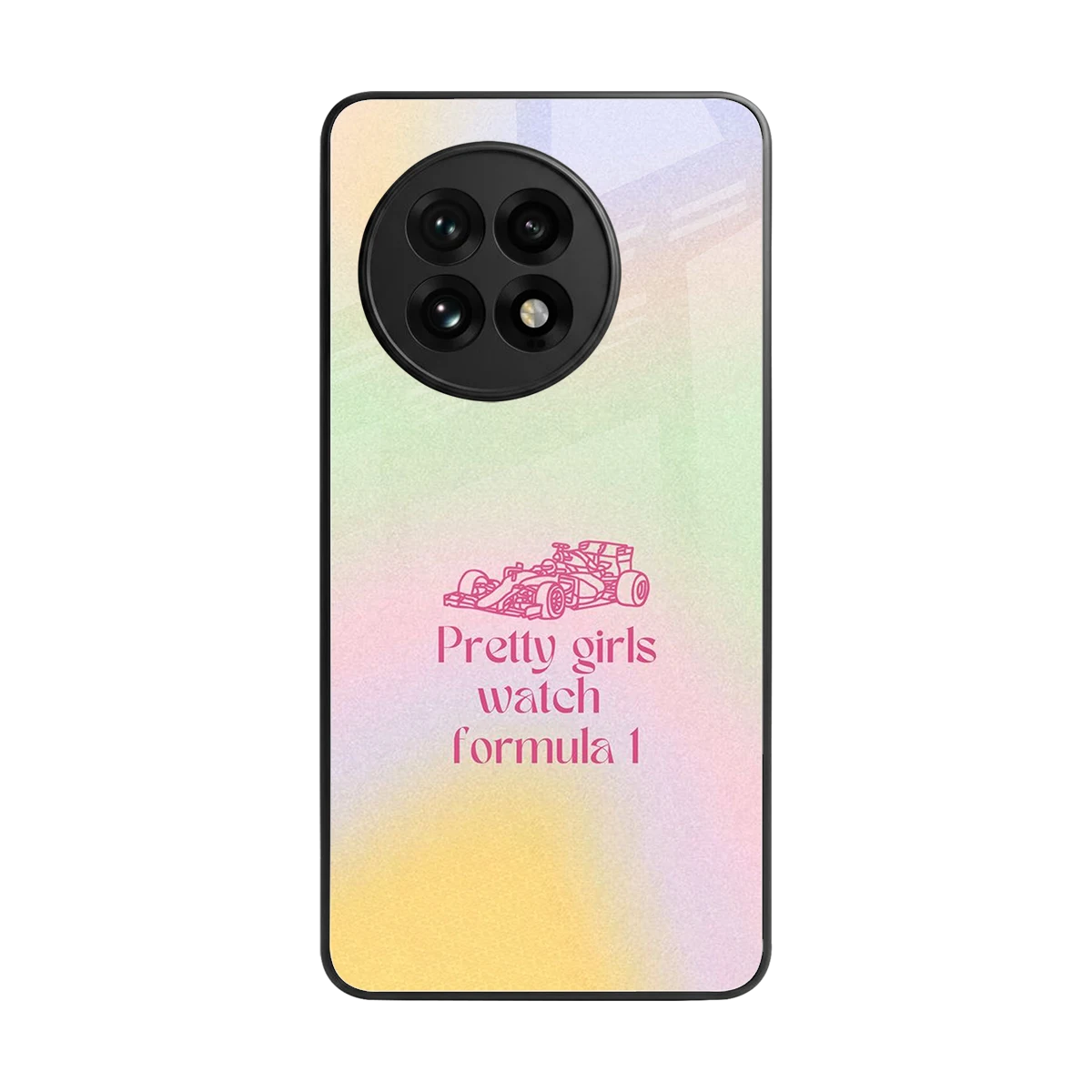 Race Chic back phone cover | glass case for oneplus 13r