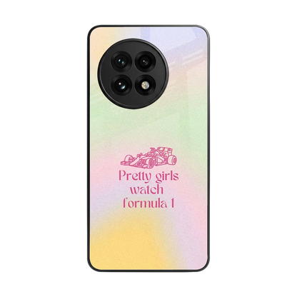 Race Chic back phone cover | glass case for oneplus 13r