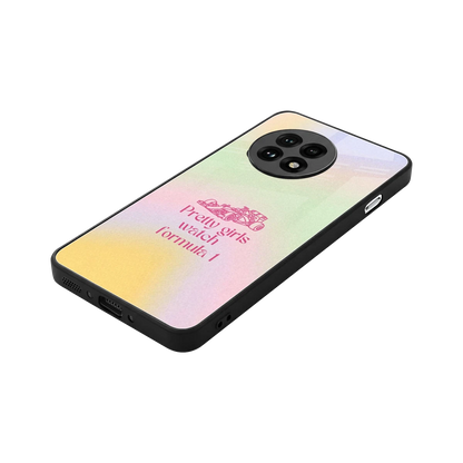 Race Chic stylish phone case for oneplus 13r | glossy glass and slim fit