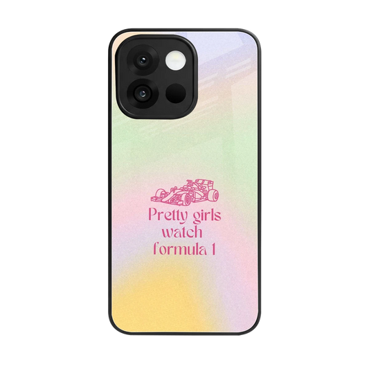 Race Chic back phone cover | glass case for oneplus 13s